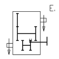 GRUPO COMER (9.732.347.20) 080CV 540rpm RATIO [1:1/1.88:1] DP-732B 2 EJES (1"3/4z20 1"3/8z6)