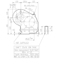 GRUPO COMER (9.819.004.10) 095CV 540rpm RATIO [2.75:1] MV-819F 3 EJES (1"3/8z6 1"3/4z6 HEM Ø50)